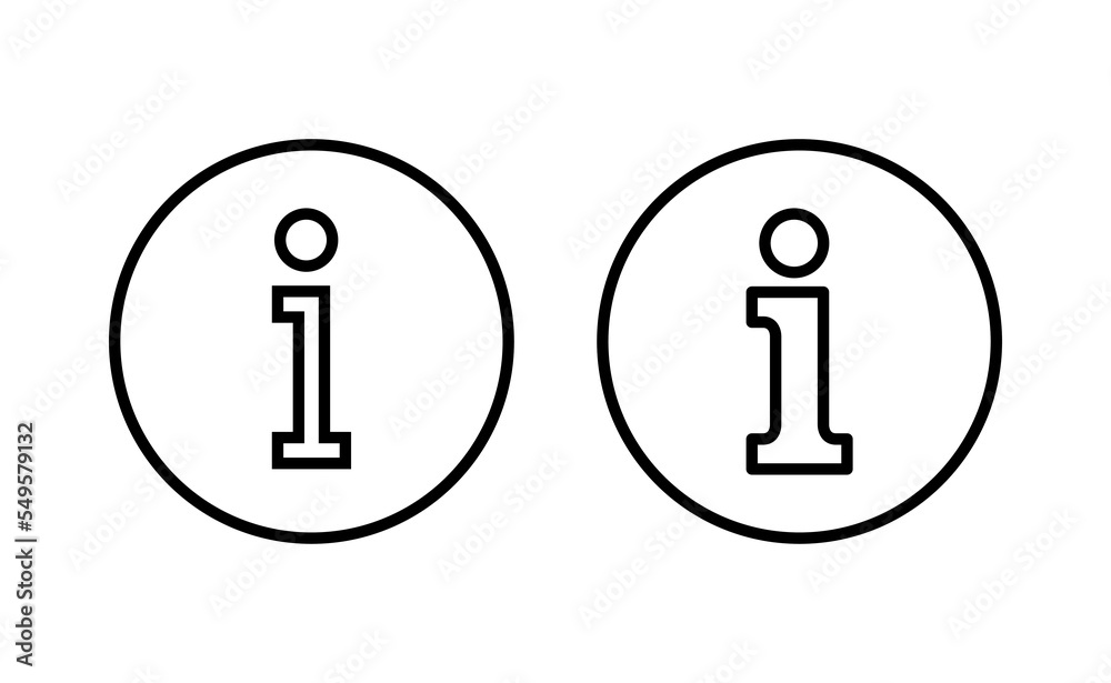 Info sign icon vector for web and mobile app. about us sign and symbol. Faq icon Info sign icon vector for web and mobile app. about us sign and symbol. Faq icon