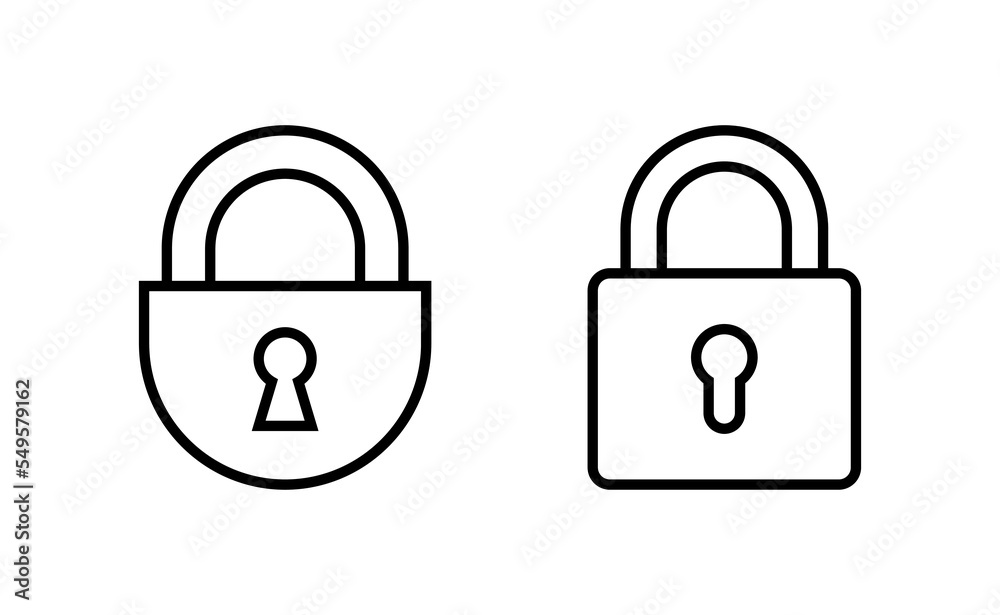 Lock icon vector for web and mobile app. Padlock sign and symbol. Encryption icon. Security symbol Lock icon vector for web and mobile app. Padlock sign and symbol. Encryption icon. Security symbol