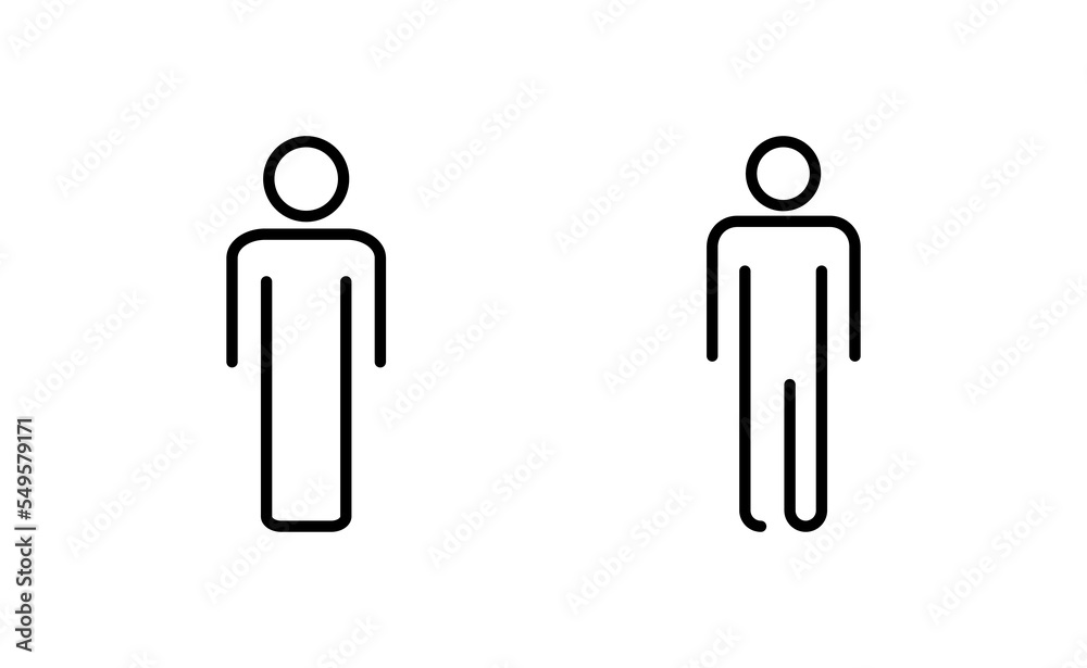 Man icon vector for web and mobile app. male sign and symbol. human symbol Man icon vector for web and mobile app. male sign and symbol. human symbol