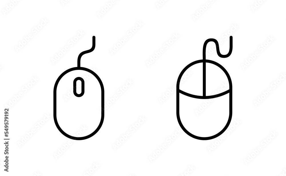 Mouse icon vector for web and mobile app. click sign and symbol. pointer icon vector. Mouse icon vector for web and mobile app. click sign and symbol. pointer icon vector.