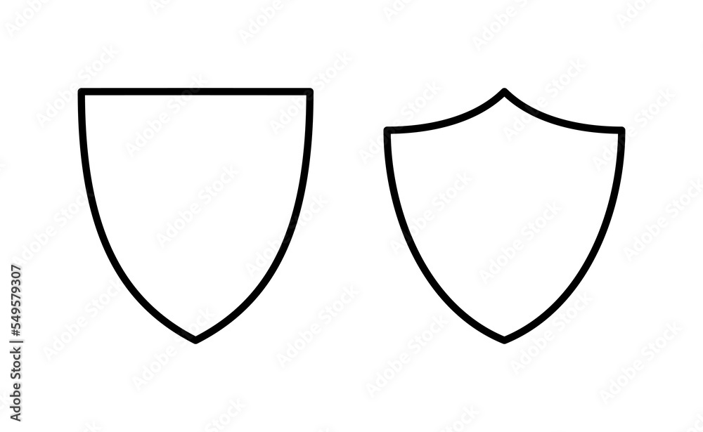 Shield icon vector for web and mobile app. Protection icon. Security sign and symbol Shield icon vector for web and mobile app. Protection icon. Security sign and symbol