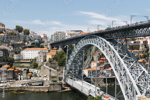 Quadro em tela Porto, Ponte D. Luis e paisagem