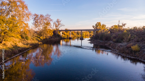 Yuba River in Marysville, California on Simpson Lane.
