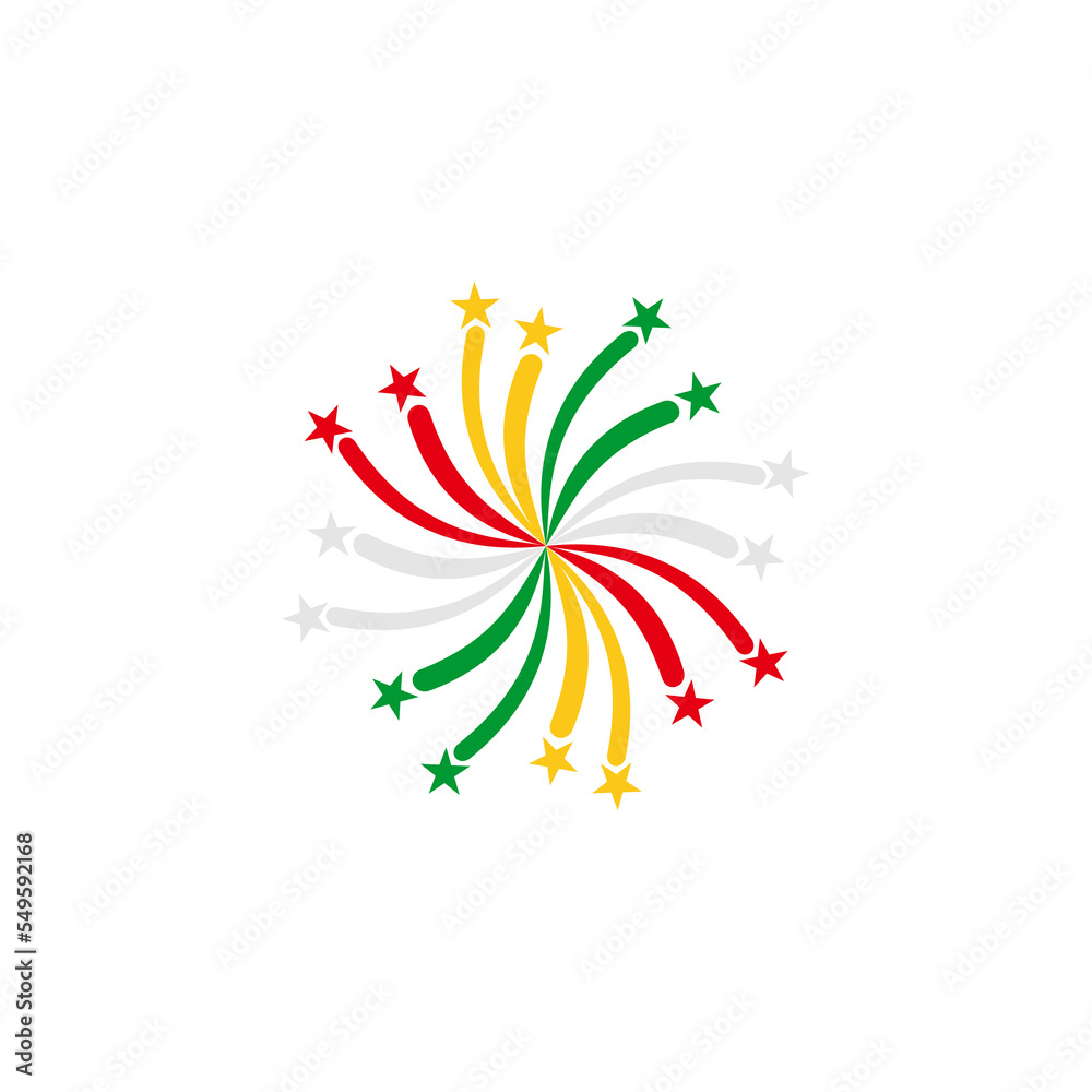 independence day of Myanmar icon set vector sign symbol