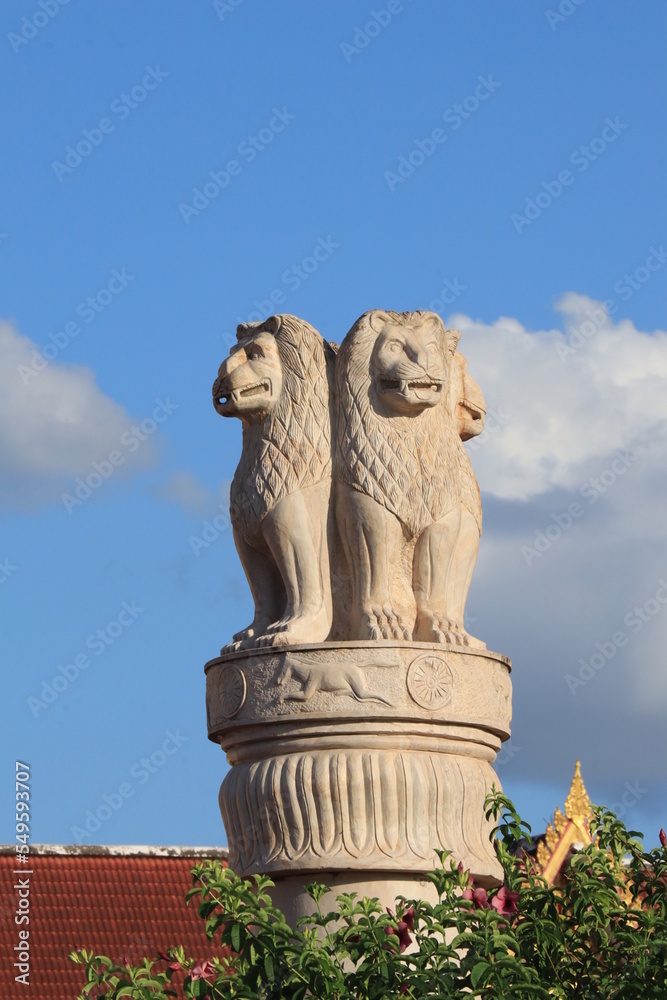 The pillar of Ashoka the Emperor was known as Ashok stambha The pillar of Ashoka the Emperor was known as Ashok stambha