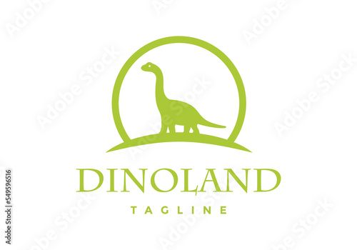 The dinosaur logo is suitable for the business symbol.