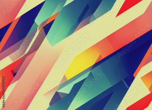 Abstract colorful geometric triangular polygonal texture pattern background wallpaper