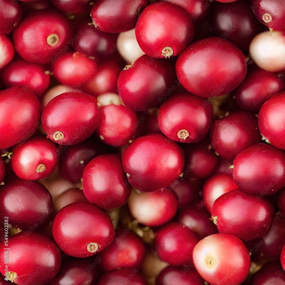 red cranberries seamless pattern texture on a white background red cranberries seamless pattern texture on a white background