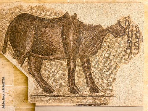Mesopotamian mosaic artifacts and objects from history