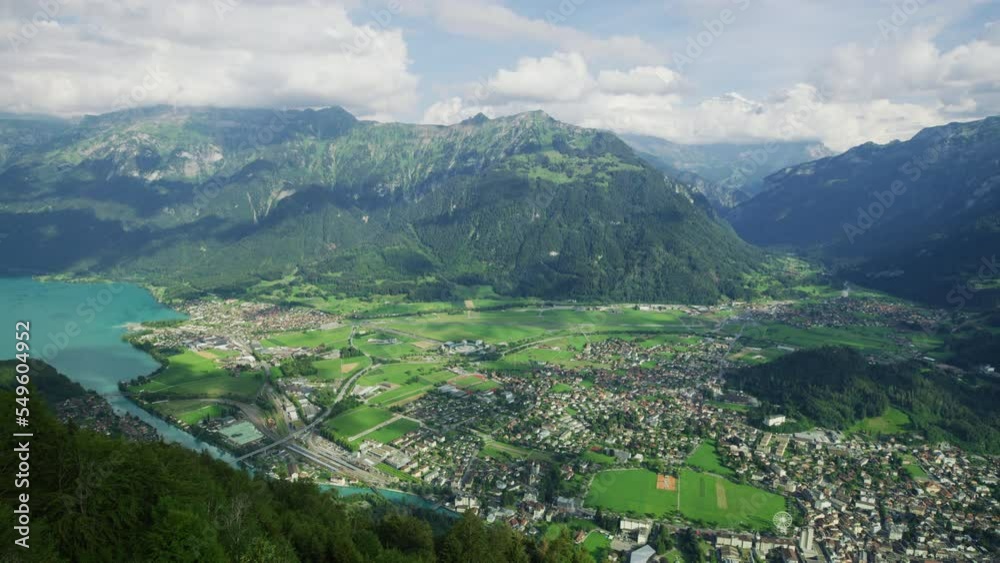View from Harder Kulm, Switzerland View from Harder Kulm, Switzerland
