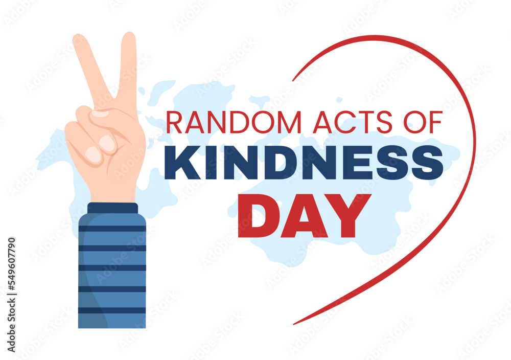 Random Acts of Kindness on February 17th Various Small Actions to Give Happiness in Flat Cartoon Hand Drawn Template Illustration Random Acts of Kindness on February 17th Various Small Actions to Give Happiness in Flat Cartoon Hand Drawn Template Illustration