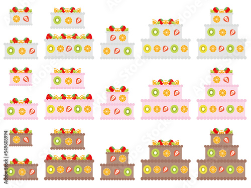  3段ケーキ4水平P