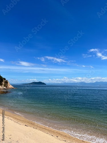 beach and blue sky