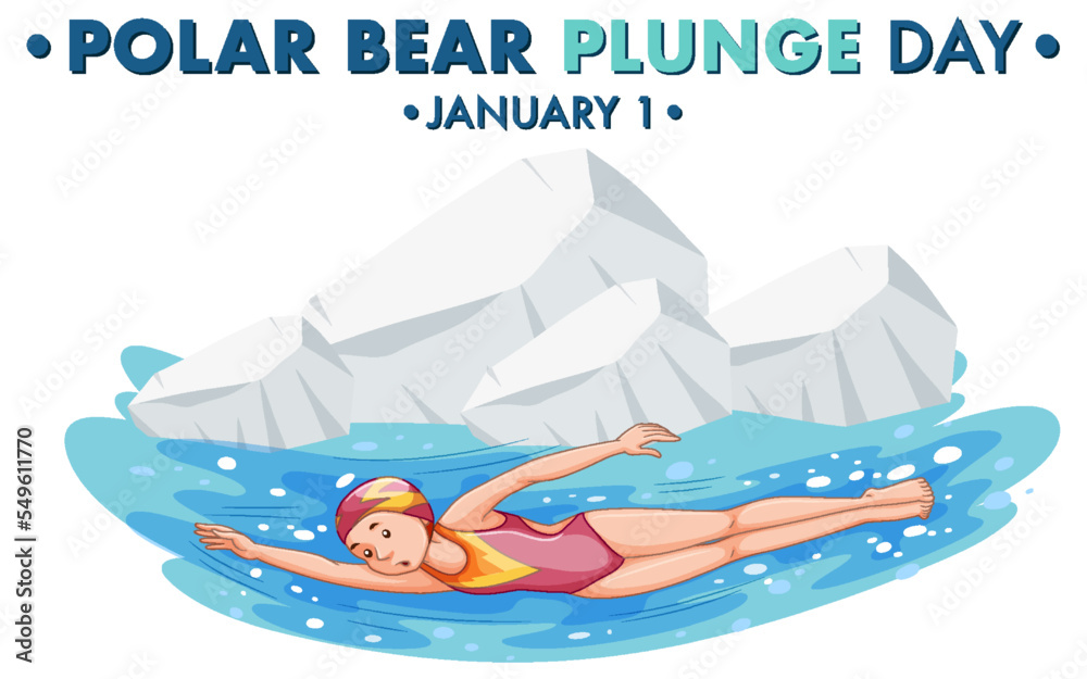  Polar Bear Plunge Day January icon