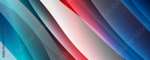 Fluid wave lines with trendy fluid color gradient abstract background. Web page for website or mobile app wallpaper