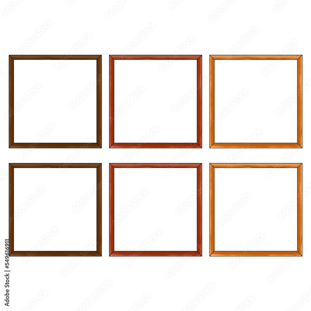 Assorted Wooden Square Frames And Framed Canvases 6 Pack Assorted Wooden Square Frames And Framed Canvases 6 Pack