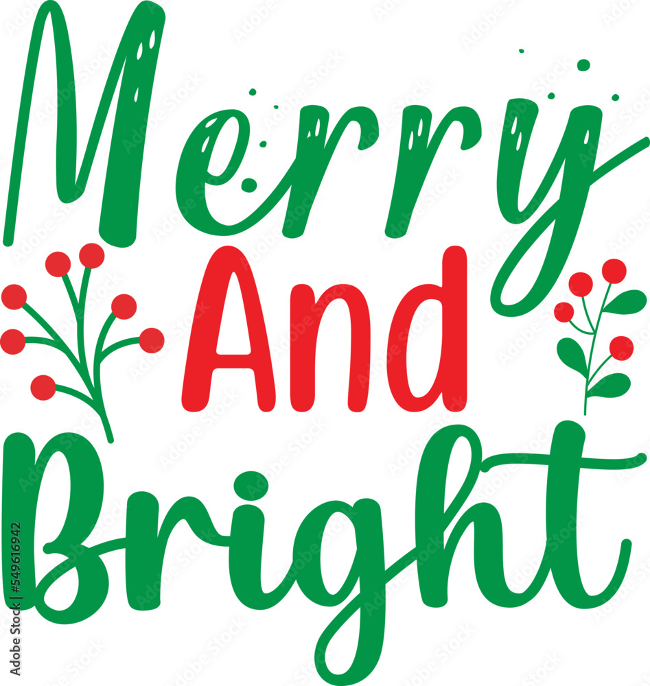 Fototapeta premium Christmas SVG Design