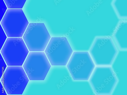 abstract background with hexagons