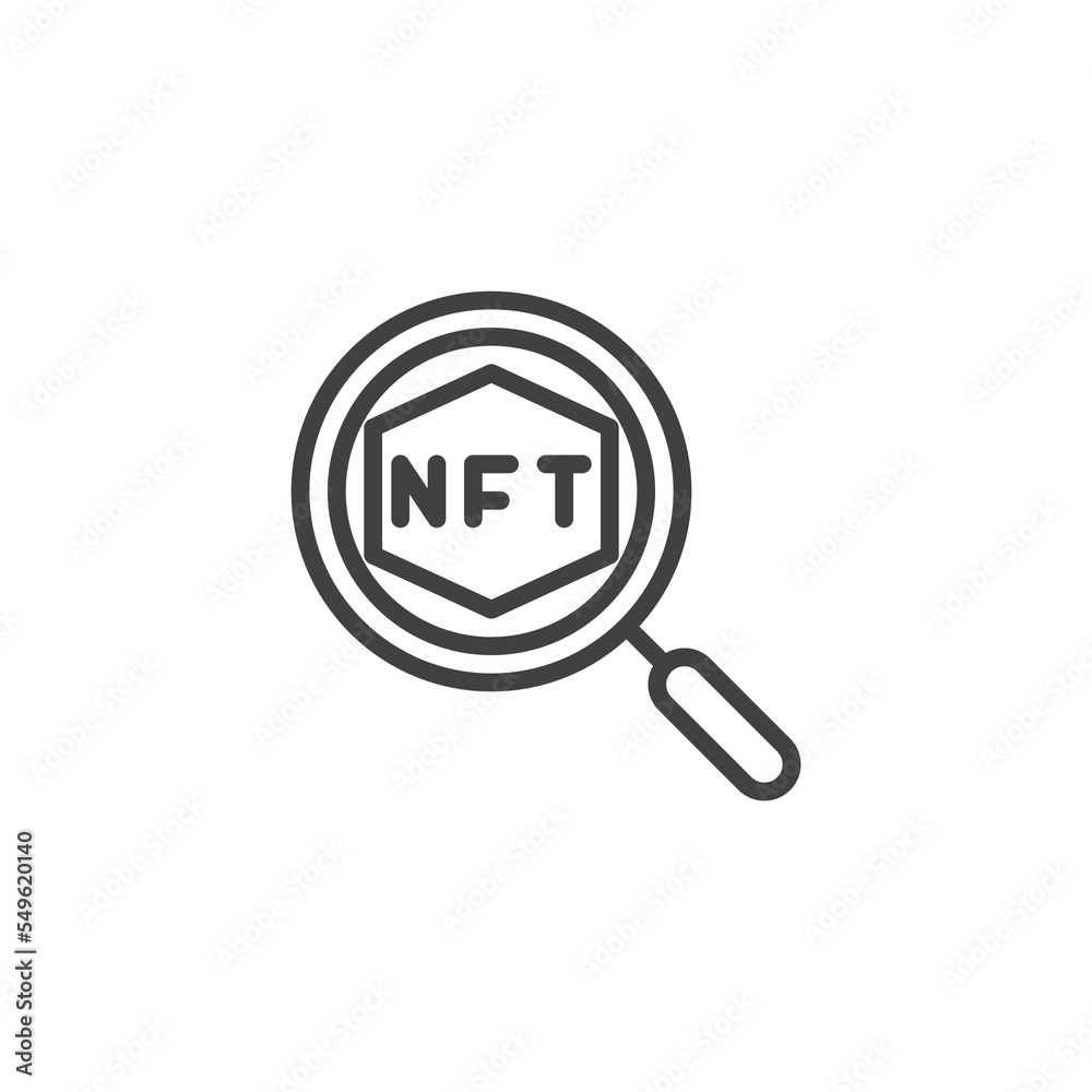 NFT search line icon NFT search line icon