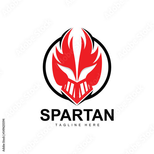 Spartan Logo, War Helmet Suit Vector, Barbarian Armor Icon, Viking, Gym Fit Design, Fitness