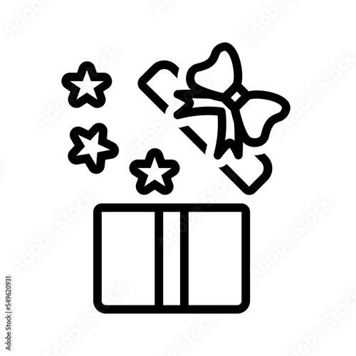 Black line icon for Package