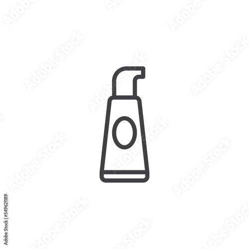 Face primer line icon