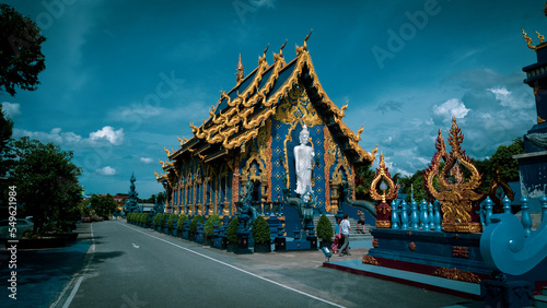 Wat Rong Suea Ten (Blue Temple), Chiang Rai, Thailand