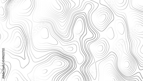 Abstract topographic contours map background. Map line of topography. vector abstract topographic map concept. Topographic background and texture. White topographic abstract background,