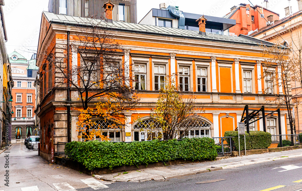 Naklejka premium Despic House in Sarajevo, Bosnia and Herzegovina 