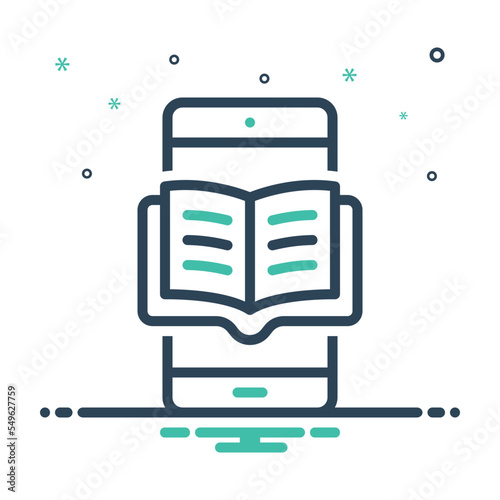 Mix icon for ebooks