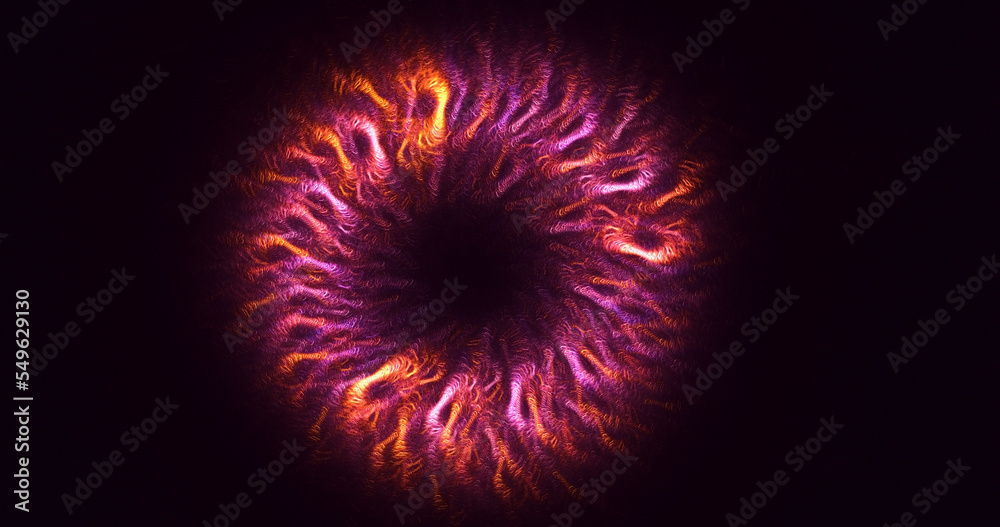 3D rendering abstract round light background 3D rendering abstract round light background