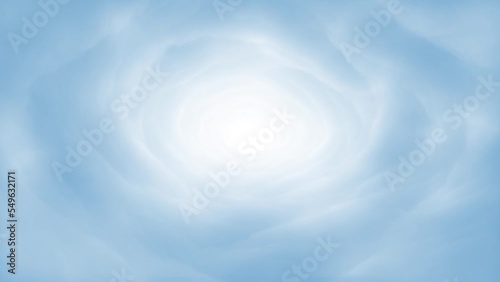 Nebula travel passing clouds.Camera Flying through the clouds and stars seamless loop animation