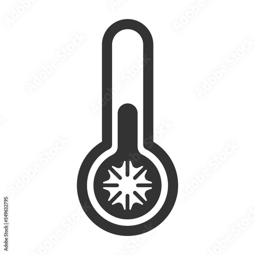 Cold temperature icon