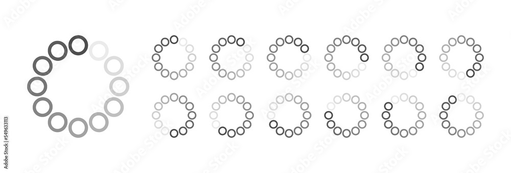 Circular Loading Buffering Icons Vector Video Ready for Animation Gif All Keyframes Frames Bufring Circle Waiting for Connection Buffer Preloader Download Symbol Easy Replace Color Circular Loading Buffering Icons Vector Video Ready for Animation Gif All Keyframes Frames Bufring Circle Waiting for Connection Buffer Preloader Download Symbol Easy Replace Color