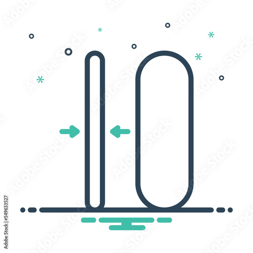 Mix icon for slim thin