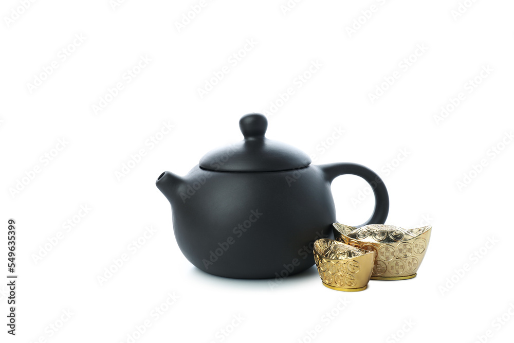 Concept of tea, asian tea, isolated on white background Concept of tea, asian tea, isolated on white background