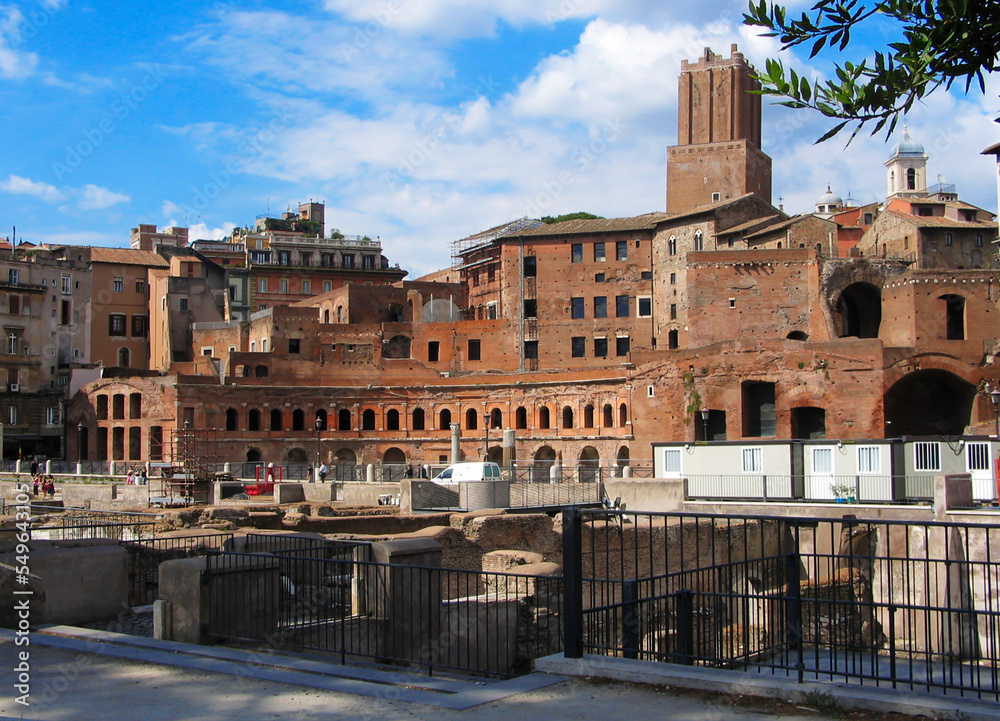 Trajan's Market in the Roman Forum, Rome, Italy