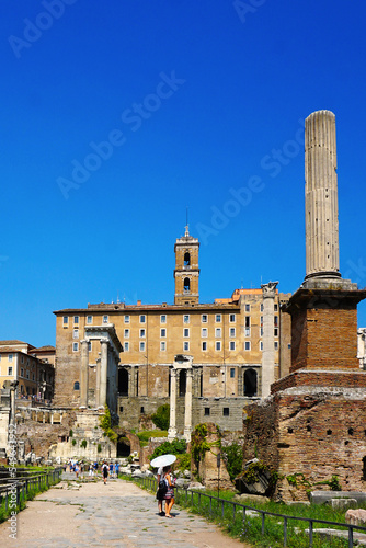 Canvas Print Tabularium in the Forum Romanum (Roman Forum) in Rome, Italy
