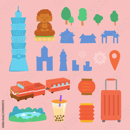 Taiwan tourism set