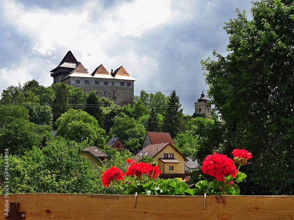 Φωτογραφία Czechia - view of Lipnice Castle in the town of Lipnice nad Sázavou