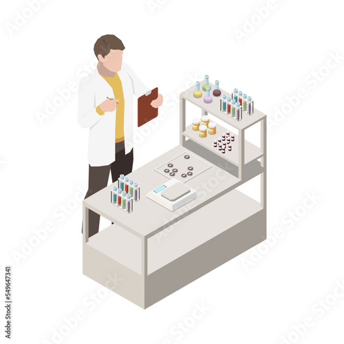 Lab Worker Pharmacy Composition