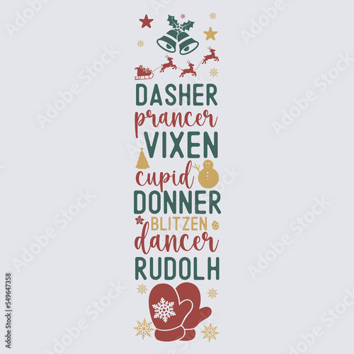 Dasher prance vixen