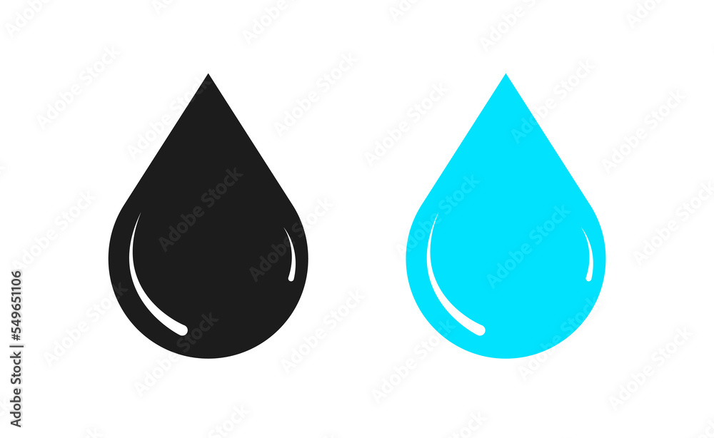 Water Drops Liquid Illustration Flat Silhouette PNG Icon Water Drops Liquid Illustration Flat Silhouette PNG Icon
