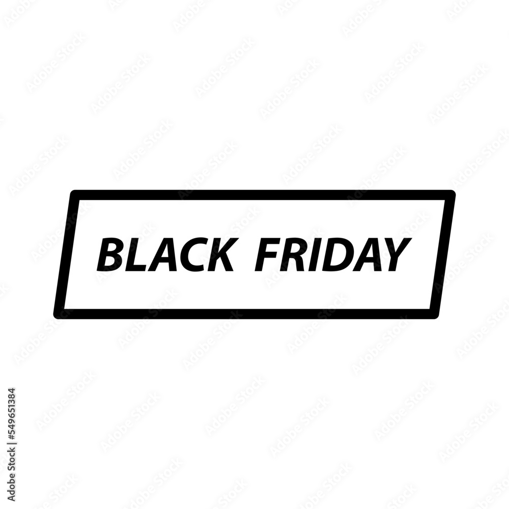 Black friday icon vector logo design template Black friday icon vector logo design template