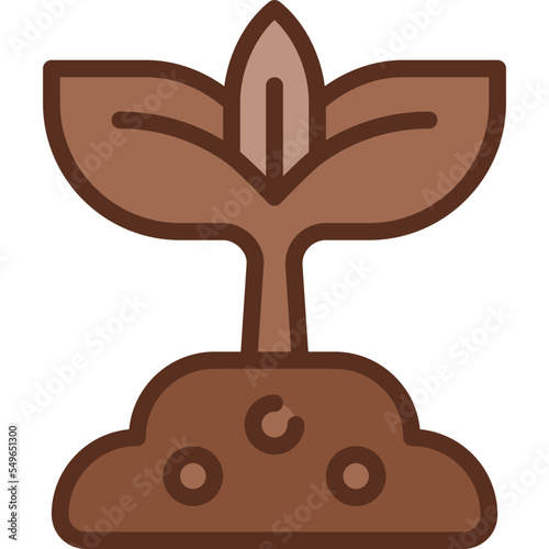 sprout two tone icon