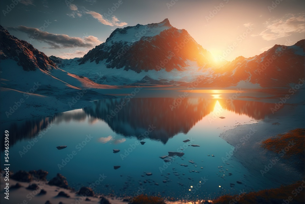Illustration about natural landscapes. Made by AI. Illustration about natural landscapes. Made by AI.