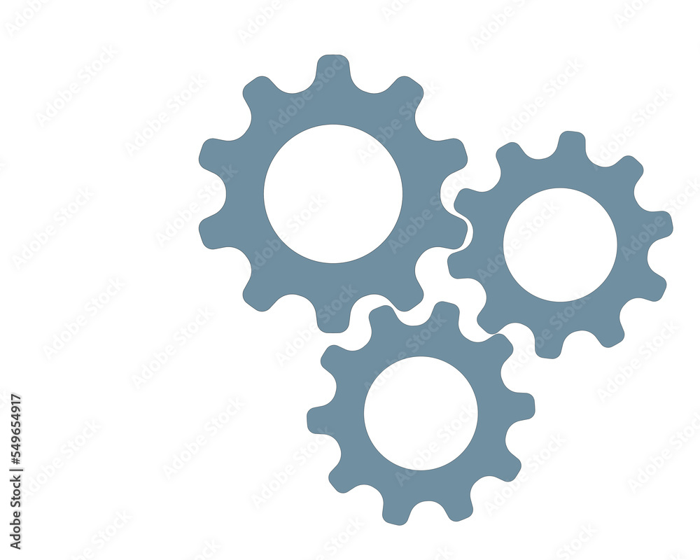 Third gear sign simple icon on white background. Third gear sign simple icon on white background.