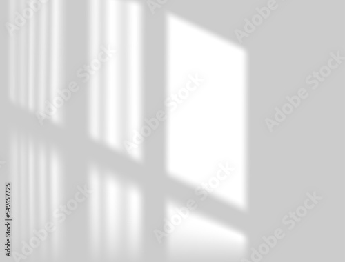 Semitransparent shadow overlay effect from the window isolated on transparent background Fototapet