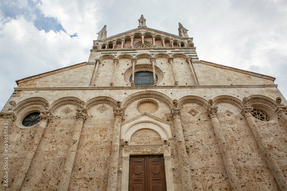 Massa Marittima cathedral at Tuscany, Italy Massa Marittima cathedral at Tuscany, Italy