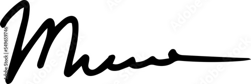 Handdrawn Signature Lettering
